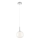 Redo 01-2081 - Cable pendant KIWI 1xG9/40W/230V Ø 12 cm polished chrome/white