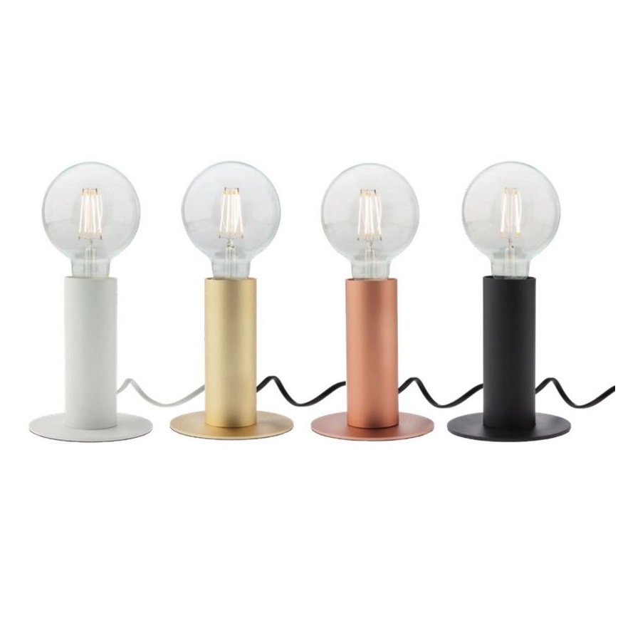 Redo 01-2131 - Touch table lamp RIVET 1xE27/42W/230V copper