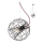 Redo 01-2174 - Chandelier on a string GALLILEO 1xE27/42W/230V