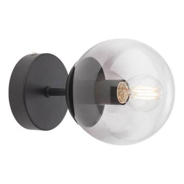 Redo 01-2175 - SEMIA Wall Light 1xE14/28W/230V Black/Smoked