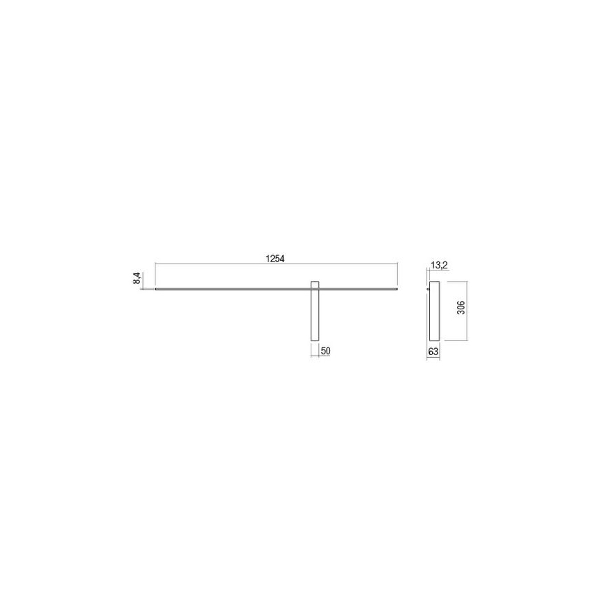 Redo 01-2200 - TANGENT LED Wall Light 14W/230V, White