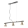 Redo 01-2218 - Chandelier on a string ZUMA 3xGU10/15W/230V black/gold