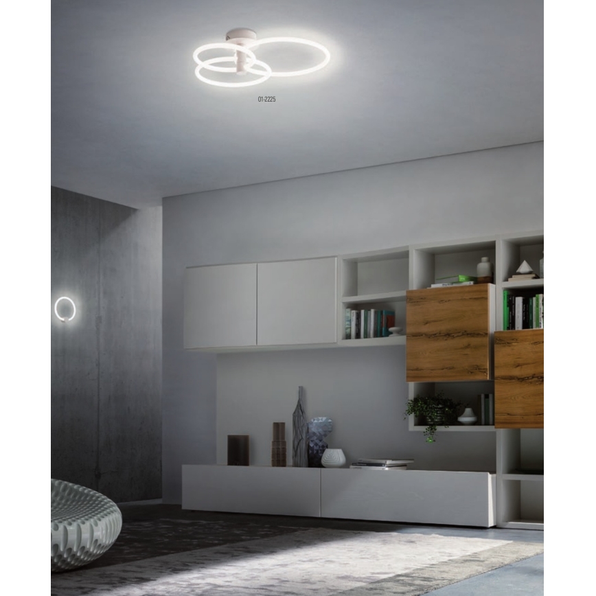 Redo 01-2225 - LED Dimmable surface-mounted chandelier SPELL LED/54W/230V 3000K white