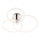 Redo 01-2226 - LED Dimmable surface-mounted chandelier SPELL LED/54W/230V 3000K shiny chrome