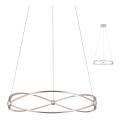 Redo 01-2251 - LED Dimmable chandelier on a string QUARK LED/43W/230V 3000K d. 60 cm matte chrome