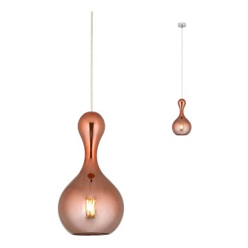 Redo 01-2257 - Chandelier on a string LOB 1xE27/42W/230V d. 18 cm copper