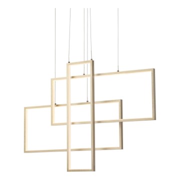Redo 01-2314 - LED Dimmable Cable Pendant Lamp PLANA LED/60W/230V, Gold