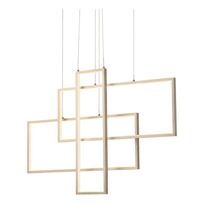 Redo 01-2314 - LED Dimmable Cable Pendant Lamp PLANA LED/60W/230V, Gold