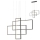 Redo 01-2315 - LED Dimmable chandelier on a string PLANA LED/60W/230V black