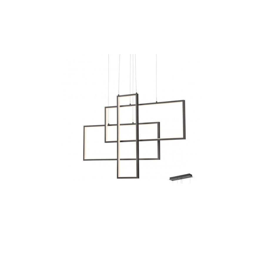 Redo 01-2315 - LED Dimmable chandelier on a string PLANA LED/60W/230V black