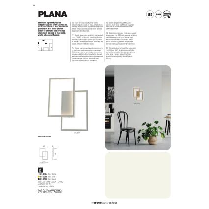 Redo 01-2317 - PLANA LED dimmable cable-suspended chandelier LED/80W/230V, gold