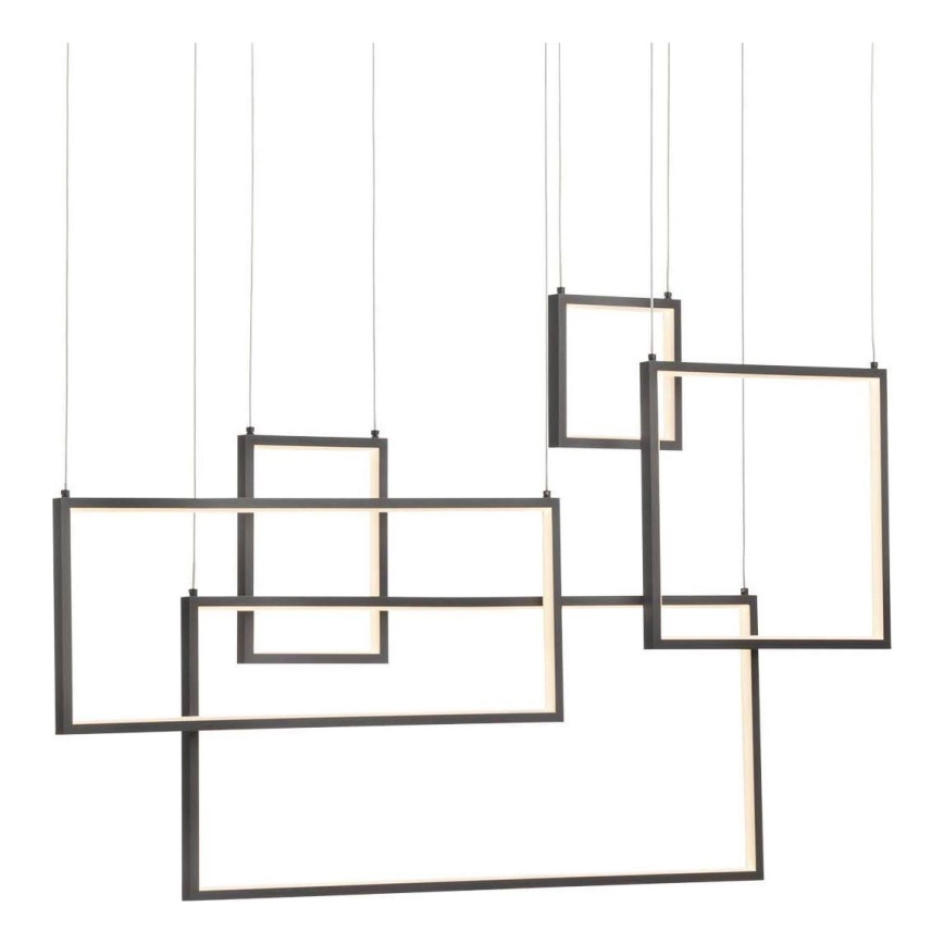 Redo 01-2318 - LED Dimmable chandelier on a string PLANA LED/80W/230V black
