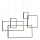 Redo 01-2318 - LED Dimmable chandelier on a string PLANA LED/80W/230V black