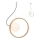 Redo 01-2319 - Chandelier on a string KLEIDI 1xE14/28W/230V d. 27 cm brown