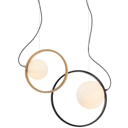Redo 01-2319 - Chandelier on a string KLEIDI 1xE14/28W/230V d. 27 cm brown