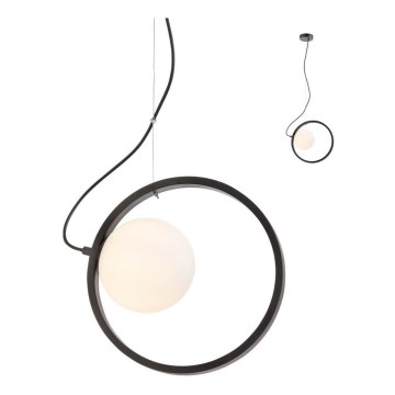 Redo 01-2320 - Chandelier on a string KLEIDI 1xE14/28W/230V d. 27 cm black