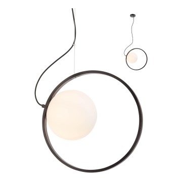 Redo 01-2322 - Chandelier on a string KLEIDI 1xE27/42W/230V d. 39 cm black