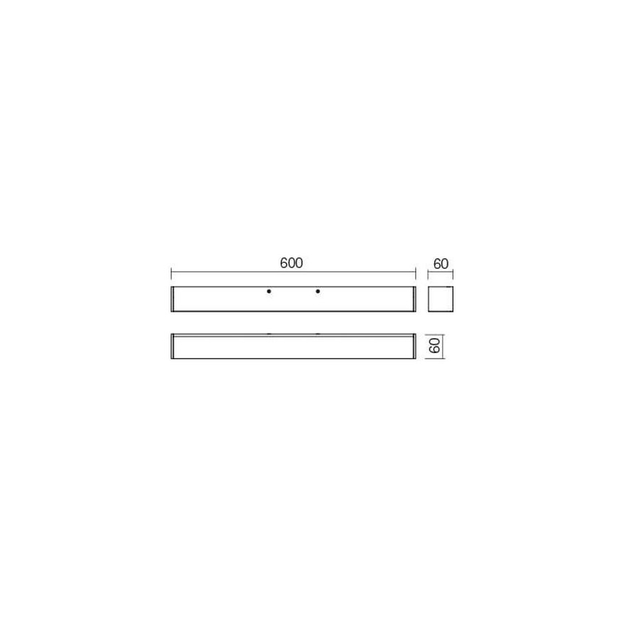 Redo 01-2327 - LED Bathroom mirror light THELA LED/17W/230V 60 cm CRI 90 IP44