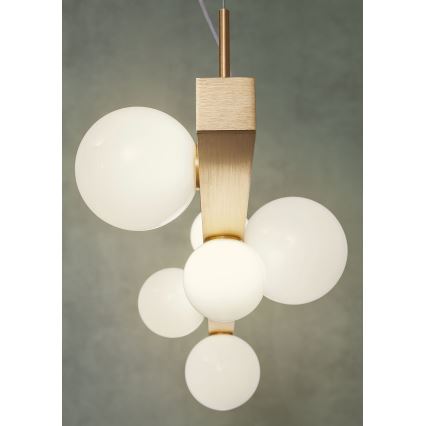 Redo 01-2374 - Chandelier on a string GOJI 6xG9/28W/230V gold