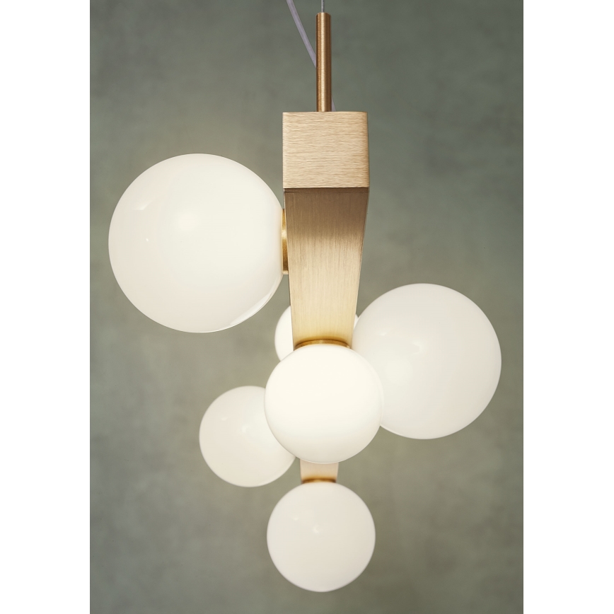 Redo 01-2374 - Chandelier on a string GOJI 6xG9/28W/230V gold