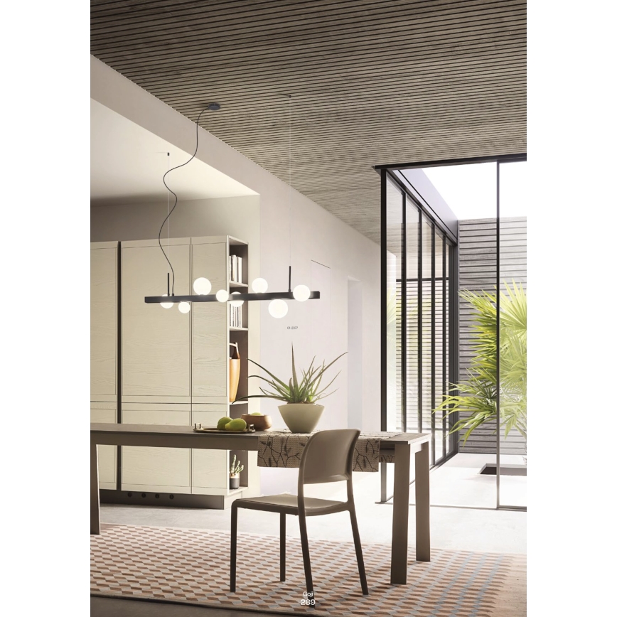Redo 01-2374 - Chandelier on a string GOJI 6xG9/28W/230V gold