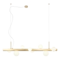 Redo 01-2376 - Chandelier on a string GOJI 8xG9/28W/230V gold