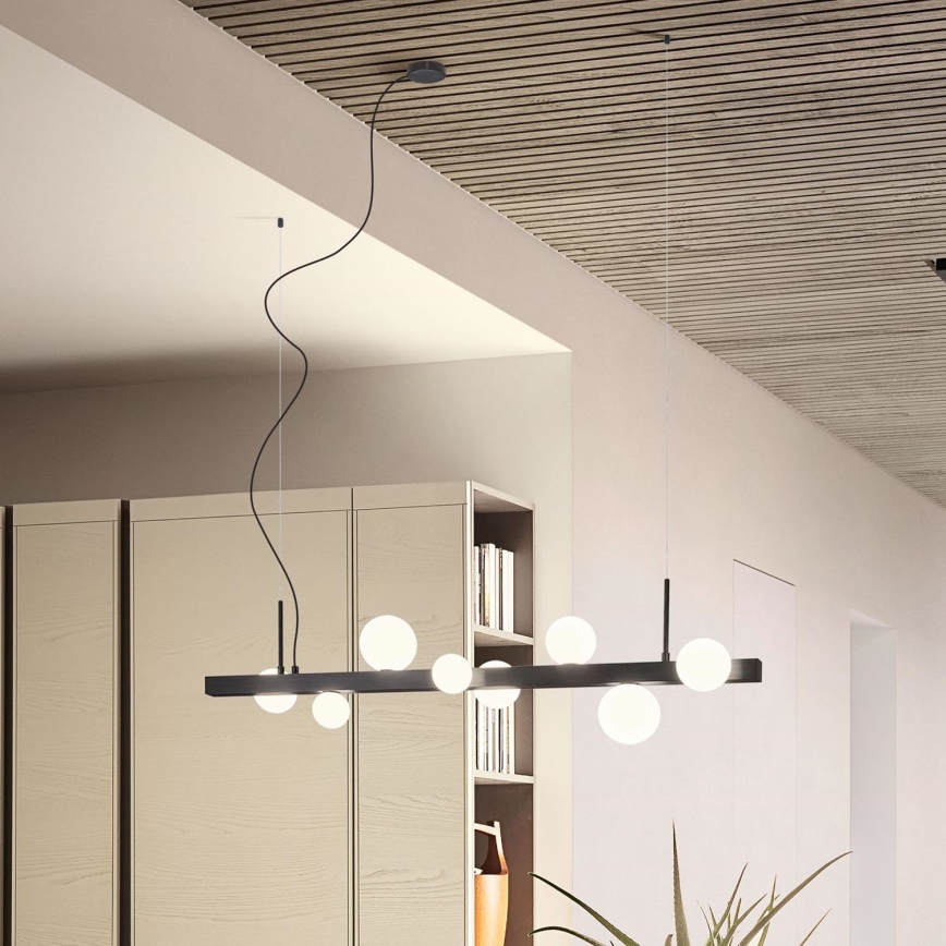 Redo 01-2377 - Chandelier on a string GOJI 8xG9/28W/230V black