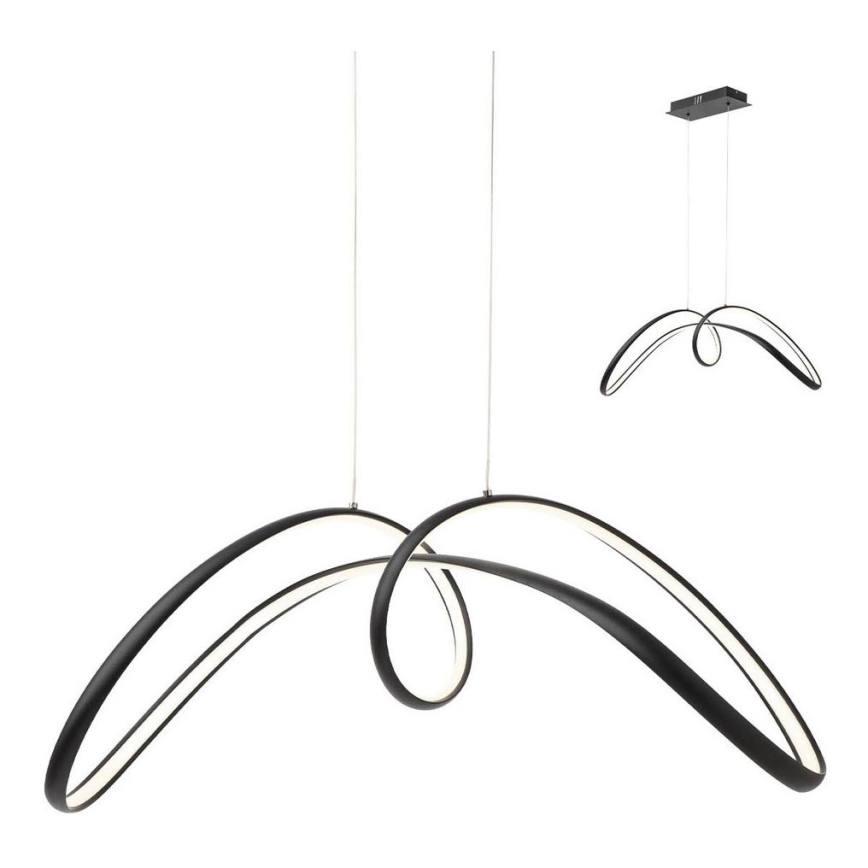Redo 01-2455 - LED Chandelier on a string LAMON LED/57W/230V black