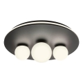 Redo 01-2466 - CORUM LED Ceiling Light, 48W, 230V, 3000K, CRI 90, Black