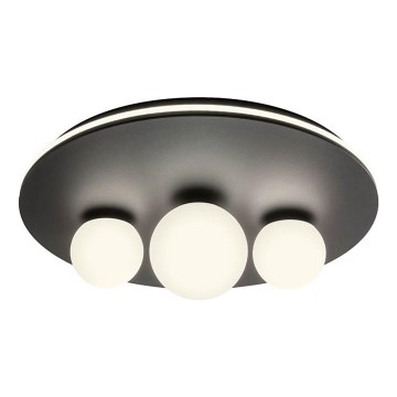 Redo 01-2466 - CORUM LED Ceiling Light, 48W, 230V, 3000K, CRI 90, Black