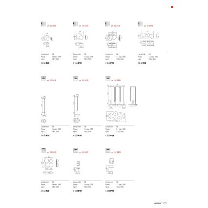Redo 01-2472 - Wall light LUMIEN 3xG9/10W/230V gold/white