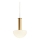 Redo 01-2474 - LUMIEN cable-hung pendant 1xG9/10W/230V Ø 13 cm gold/white