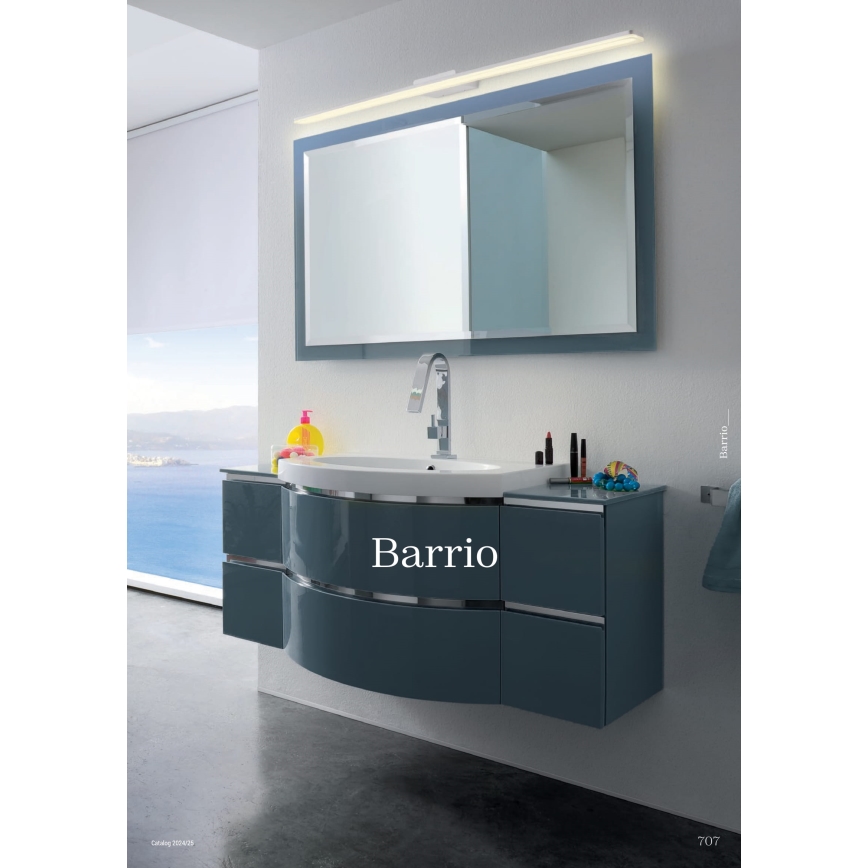 Redo 01-2507 - LED Bathroom mirror lighting BARRIO LED/27,39W/230V 90 cm CRI 90 IP44 white