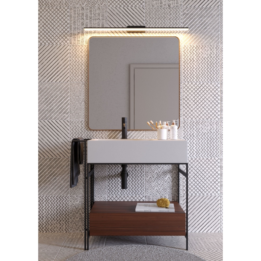 Redo 01-2512 - LED Bathroom mirror lighting BARRIO LED/34,32W/230V 120 cm CRI 90 IP44 black