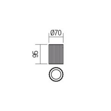 Redo 01-2554 - DELPHI Spotlight 1xGU10/7W/230V Ø 7 cm, White