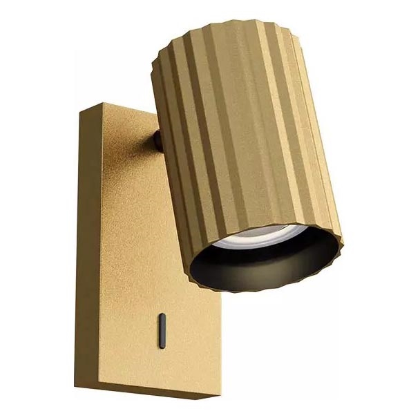 Redo 01-2582 - DELPHI Wall-mounted spotlight 1xGU10/7W/230V, Gold