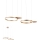 Redo 01-2607 - LED Dimmable chandelier on a string SIGUA LED/99W/230V CRI 90 3000K brown