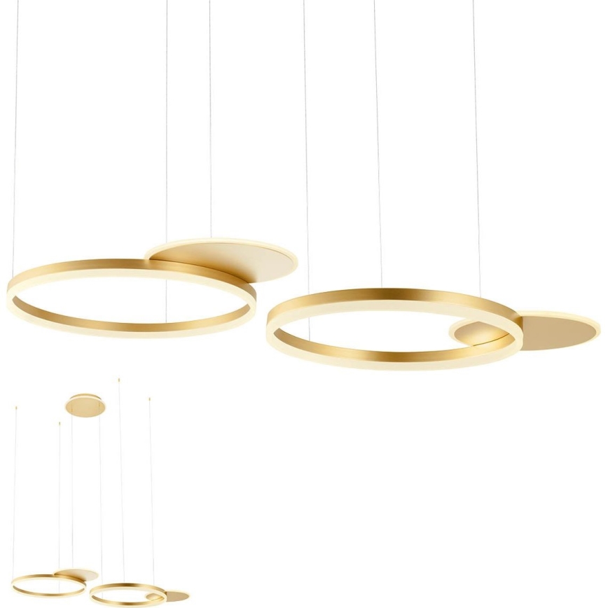 Redo 01-2609 - LED Dimmable chandelier on a string SIGUA LED/114W/230V CRI 90 3000K gold