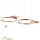 Redo 01-2610 - LED Dimmable chandelier on a string SIGUA LED/114W/230V CRI 90 3000K brown