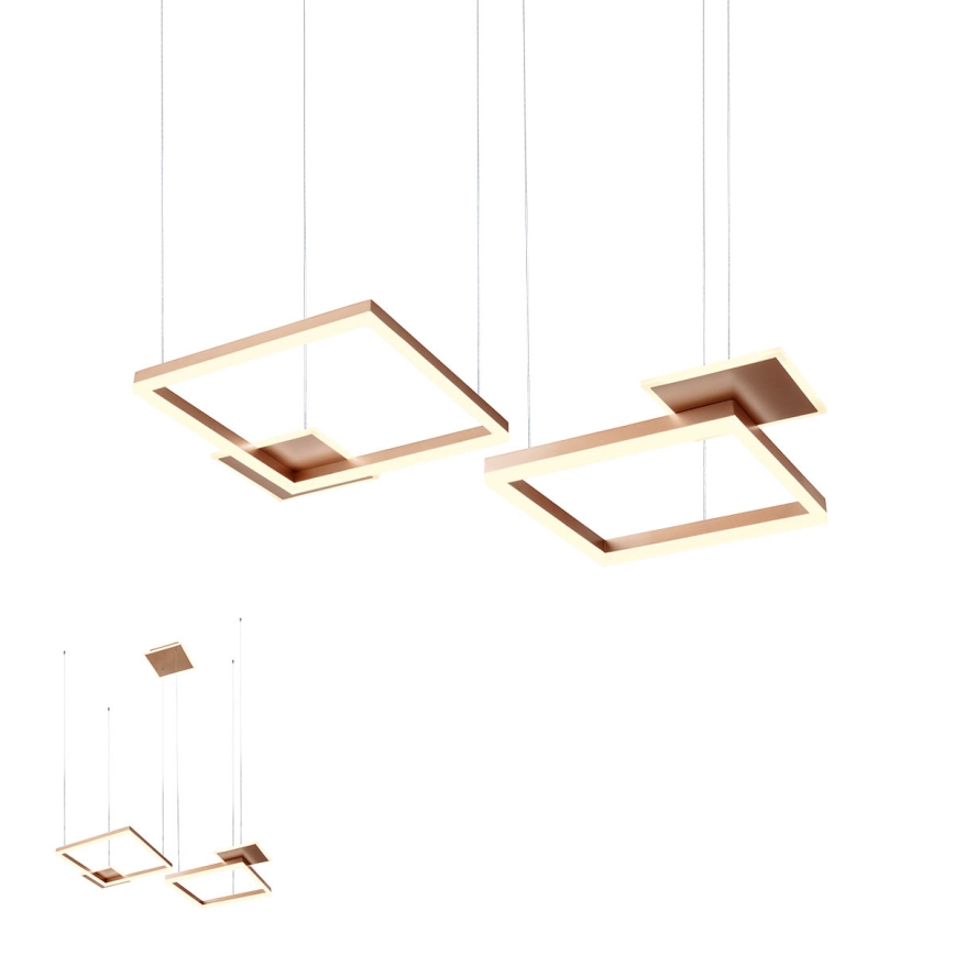 Redo 01-2613 - Dimmable SIGUA LED Cable Pendant Lamp, 110W/230V, CRI 90, Brown