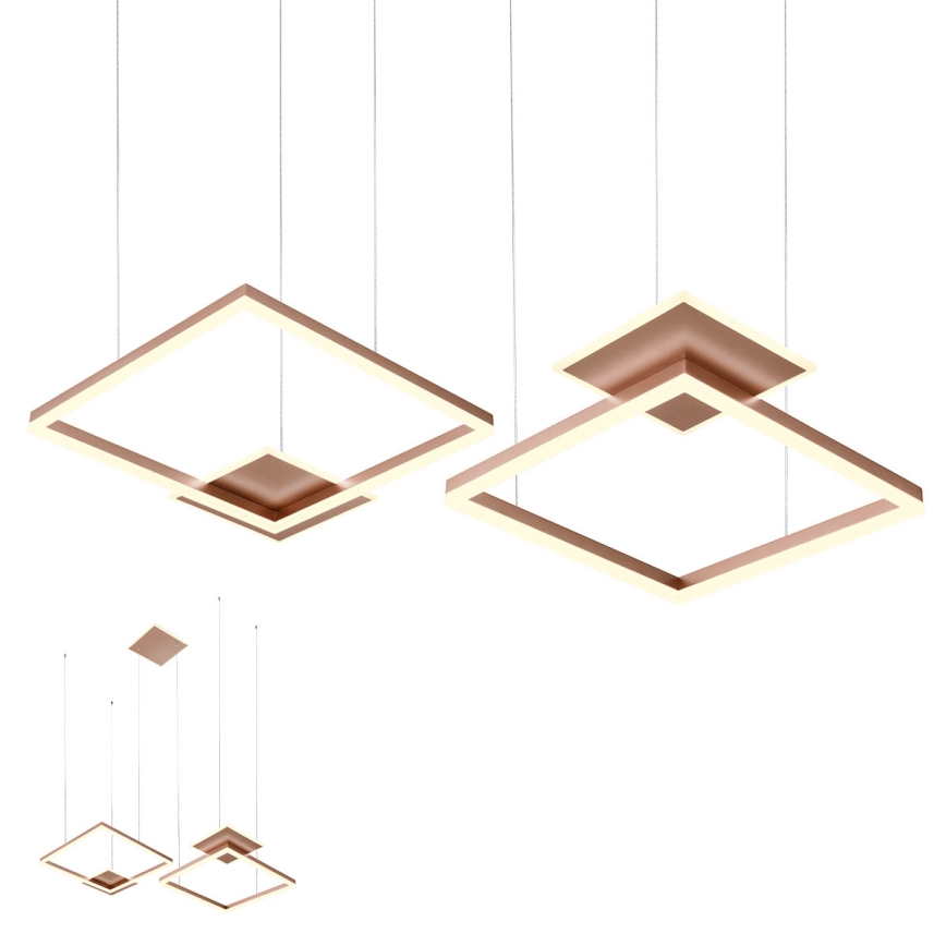 Redo 01-2616 - SIGUA LED Dimmable Cable-Suspended Pendant, 137W/230V, CRI 90, Brown