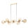 Redo 01-2621 - Chandelier on a string PIERCE 8xE27/42W/230V gold/smoky