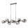 Redo 01-2622 - Chandelier on a string PIERCE 8xE27/42W/230V black/smoky