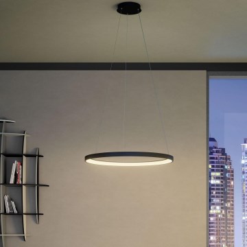Redo 01-2674- LED Dimmable chandelier on a string ICONIC LED/50W/230V d. 58 cm black