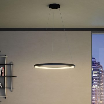 Redo 01-2677 - LED Dimmable chandelier on a string ICONIC LED/60W/230V d. 78 cm black