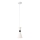 Redo 01-2709 - Chandelier on a string KILT 1xE27/42W/230V d. 12 cm white
