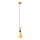 Redo 01-2710 - Chandelier on a string KILT 1xE27/42W/230V d. 12 cm gold