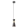 Redo 01-2711 - Chandelier on a string KILT 1xE27/42W/230V d. 12 cm black