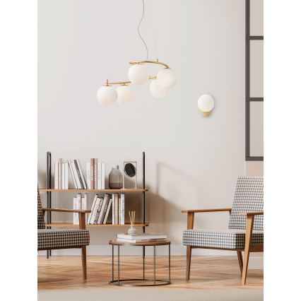 Redo 01-2713 - Wall light VOLLEY 1xE14/28W/230V gold