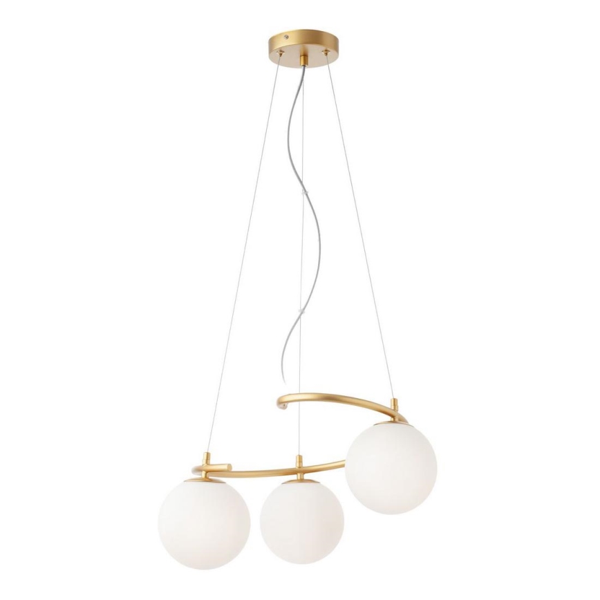 Redo 01-2715 - Chandelier on a string VOLLEY 3xE14/28W/230V gold